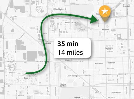 Doral map